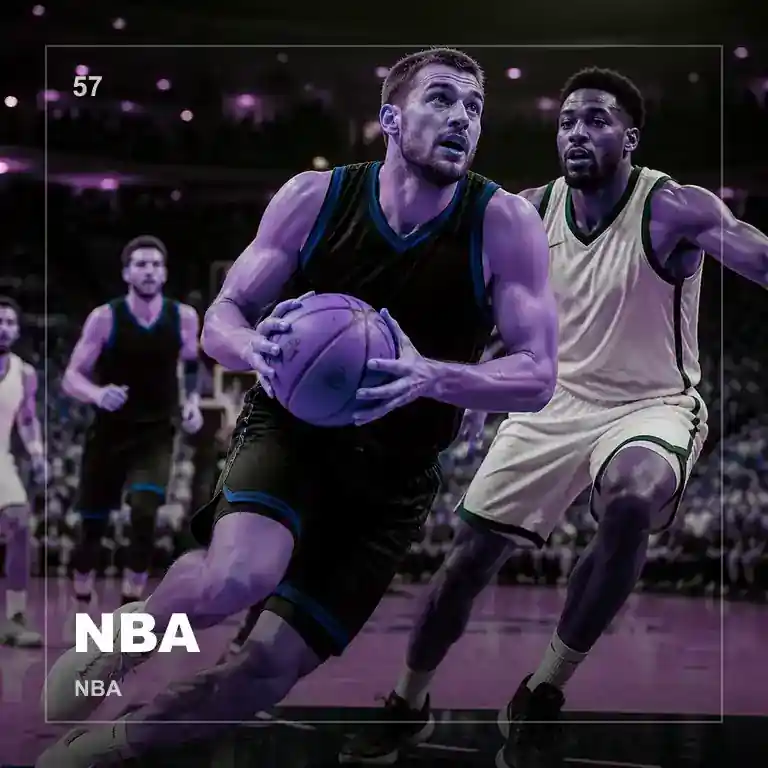 NBA篮球赛事激烈对抗